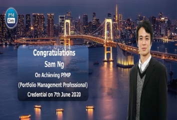 Congratulations Sam on Achieving PfMP..!